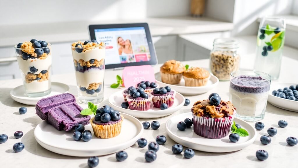 Blueberry Low Calorie Dessert