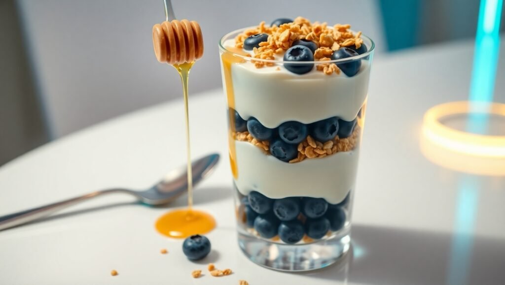 Blueberry Low Calorie Dessert