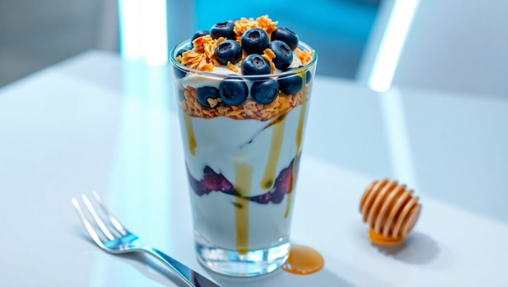 Blueberry Low Calorie Dessert